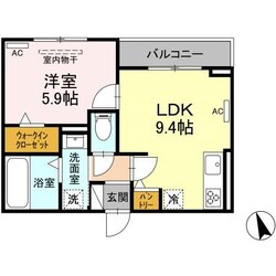 矢田駅 徒歩2分 3階の物件間取画像